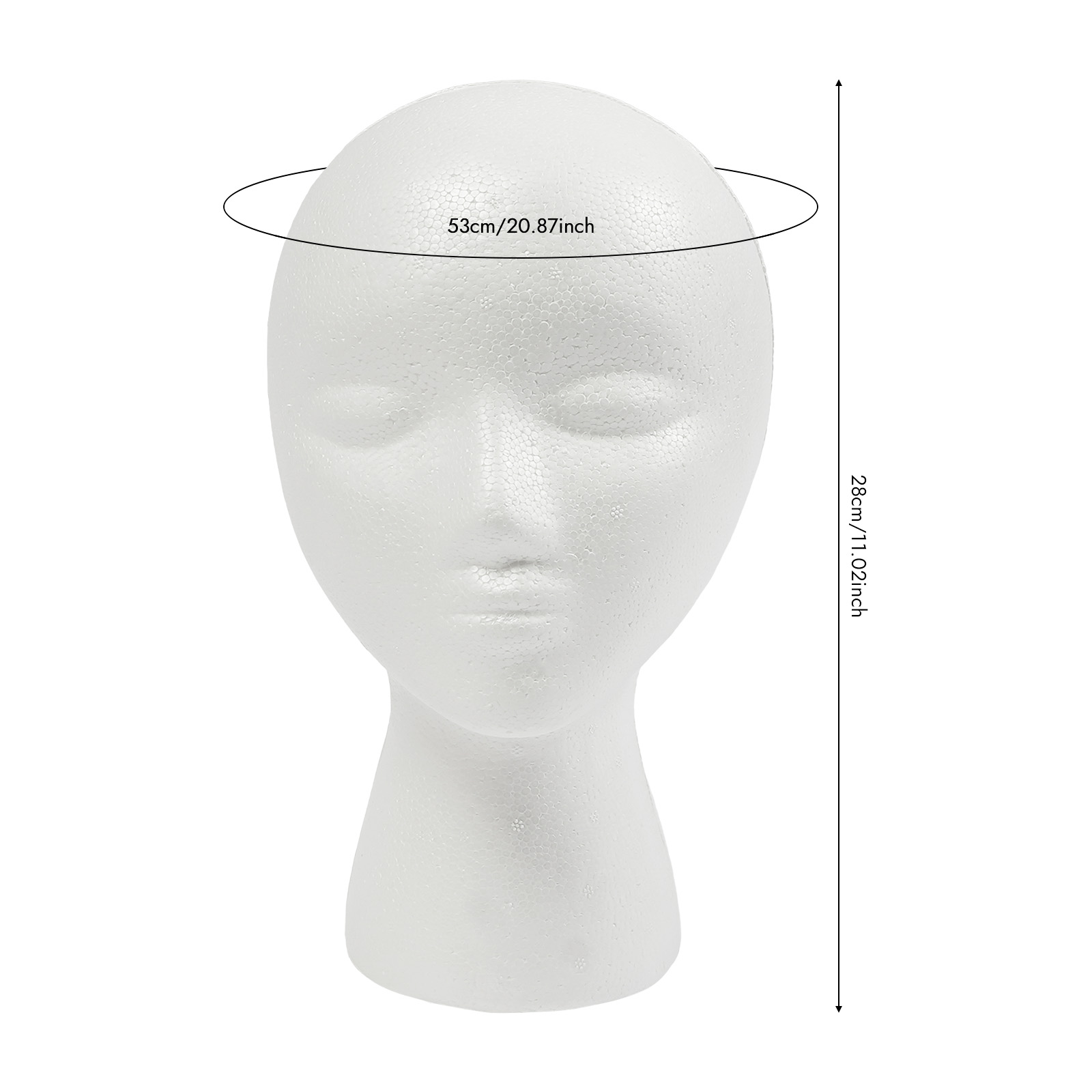 12 Pack EPS Foam Mannequin Hea - Cosplay Prop Foam ulasan dan harga
