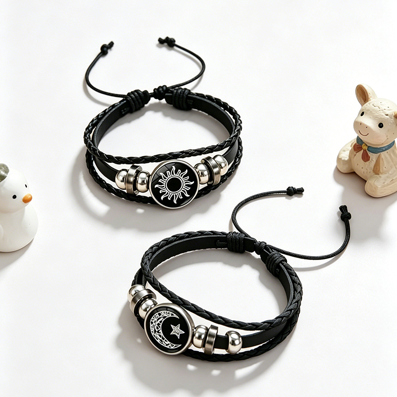 2Pcs Glow in the Dark Sun Moon - Snap Fastener Set ulasan dan harga