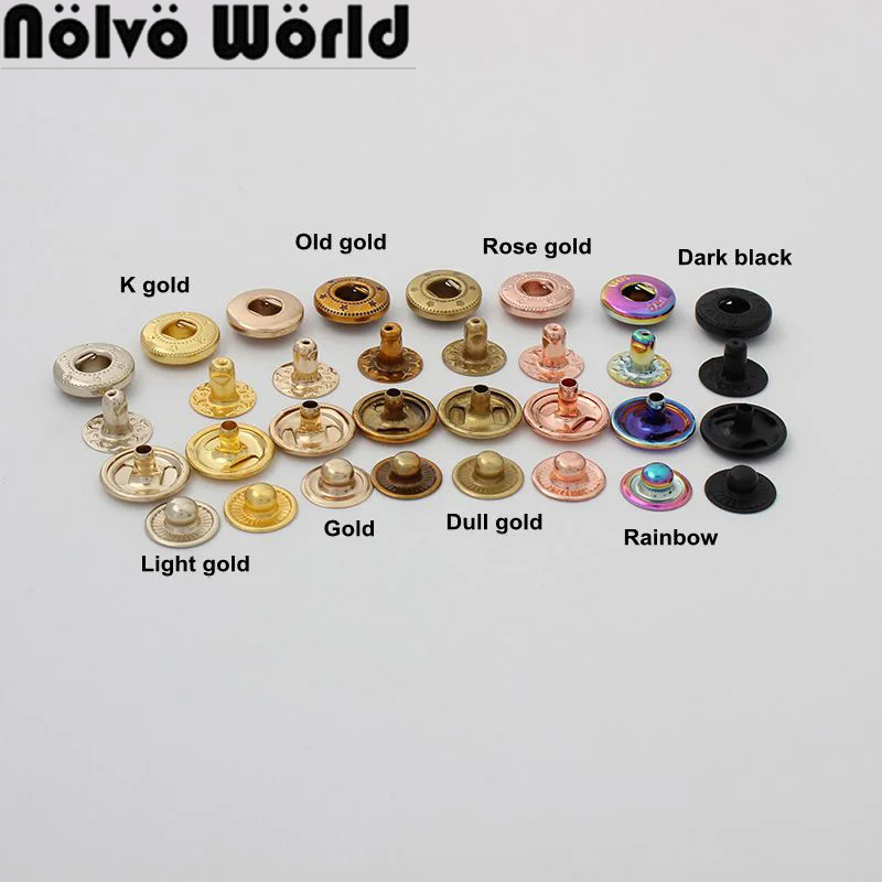 20-100 Sets Rainbow 12mm 10 Co - Snap Fastener Set ulasan dan harga