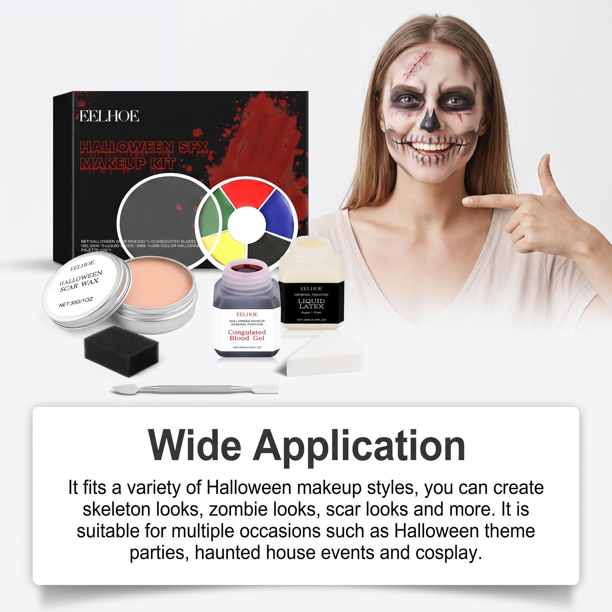 EELHOE Halloween SFX Makeup Ki - Body Paint Sfx ulasan dan harga