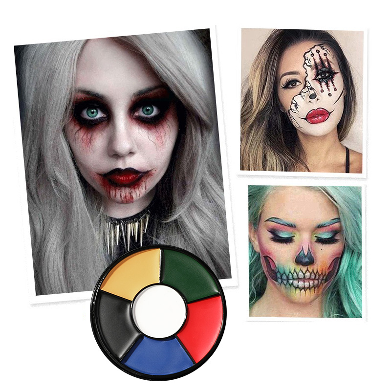 6 Color Oil Face Paint palette - Body Paint Sfx ulasan dan harga
