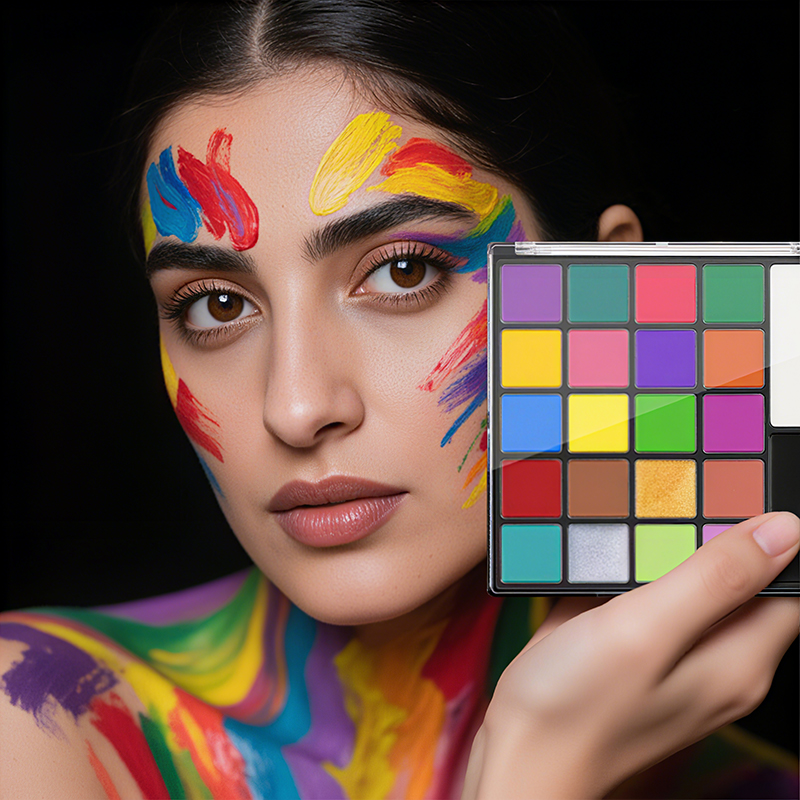 22-Color Face Body Paint Set O - Body Paint Sfx ulasan dan harga