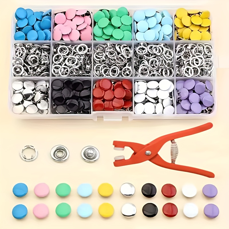100Pcs Colorful Metal Sewing B - Snap Fastener Set ulasan dan harga