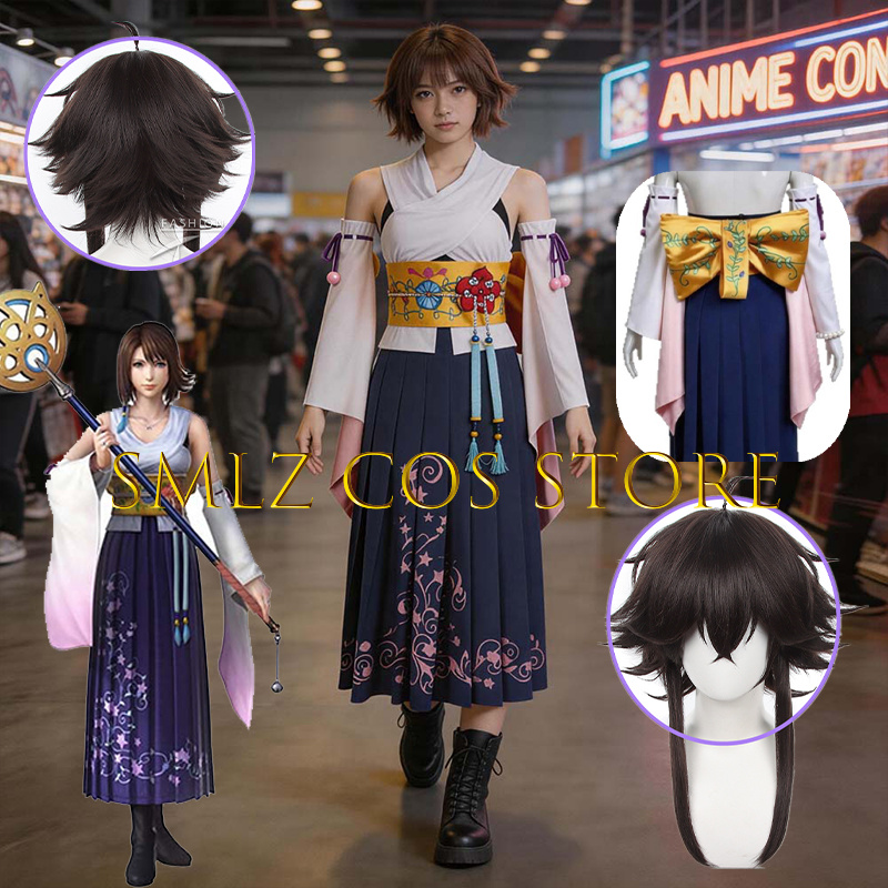 Smlz FFX Yuna Cosplay Anime FF - Prop For Cosplay ulasan dan harga