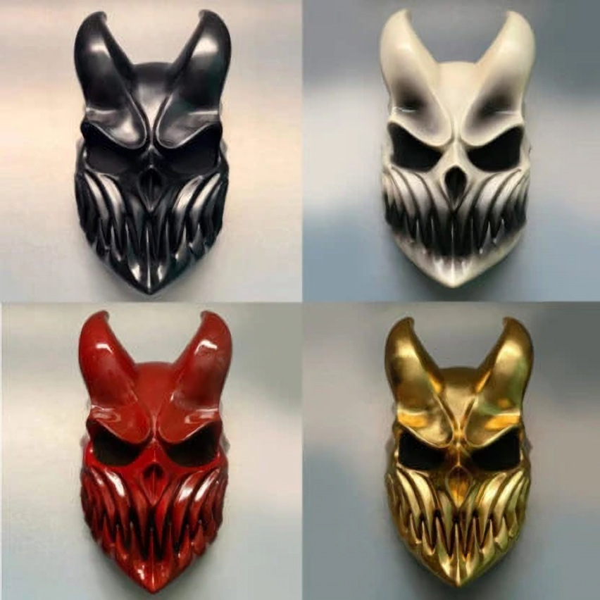 PVC Mask With Movable Mouth Ru - Cosplay Prop Foam ulasan dan harga