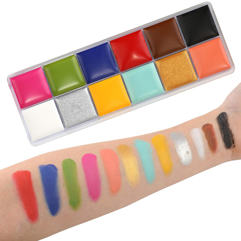 SFX Makeup Kit 12 Color Face B - Body Paint Sfx ulasan dan harga