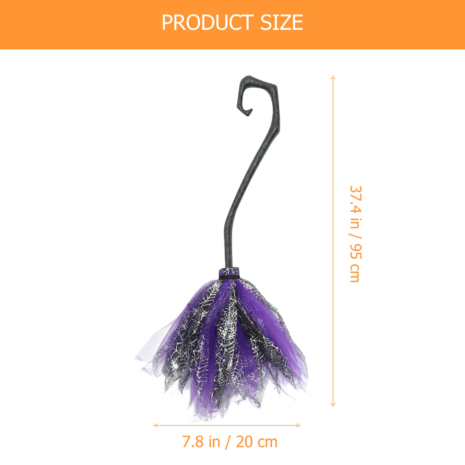 Witch Broom for Halloween Cosp - Detachable Cosplay Prop ulasan dan harga