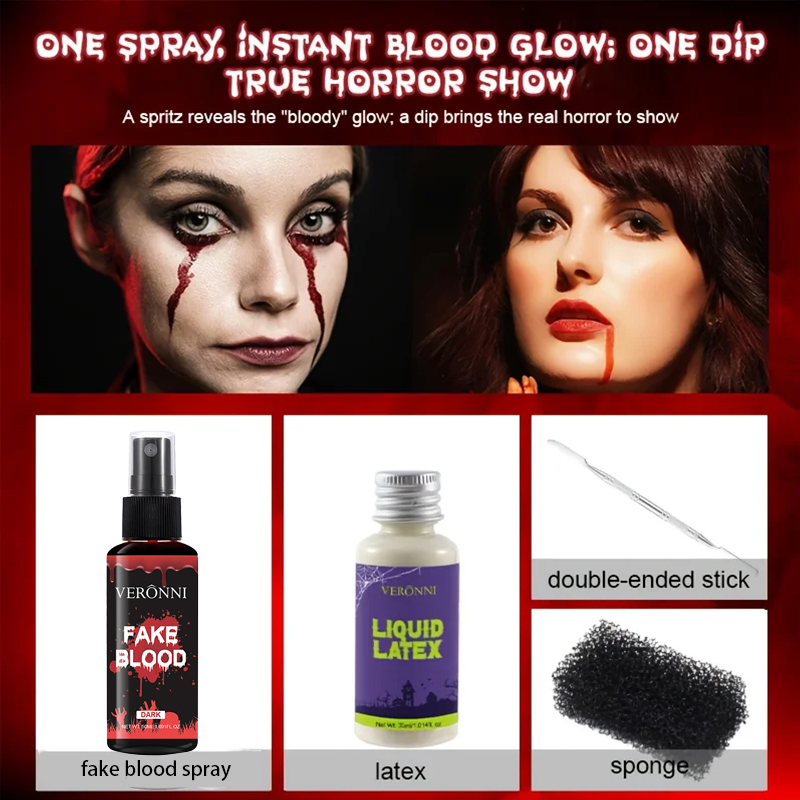 Liquid Latex SFX Makeup Kit wi - Body Paint Sfx ulasan dan harga