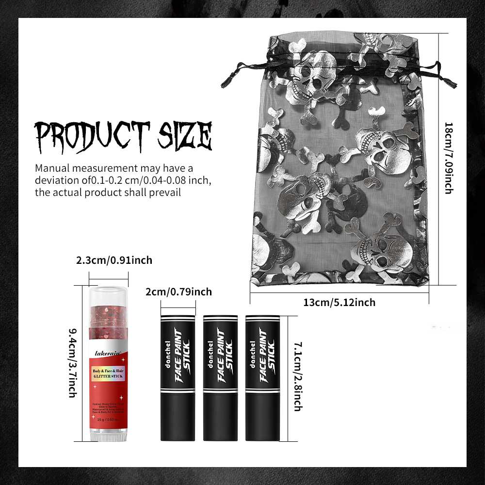 DANCHEL Horror SFX Makeup Kit  - Body Paint Sfx ulasan dan harga