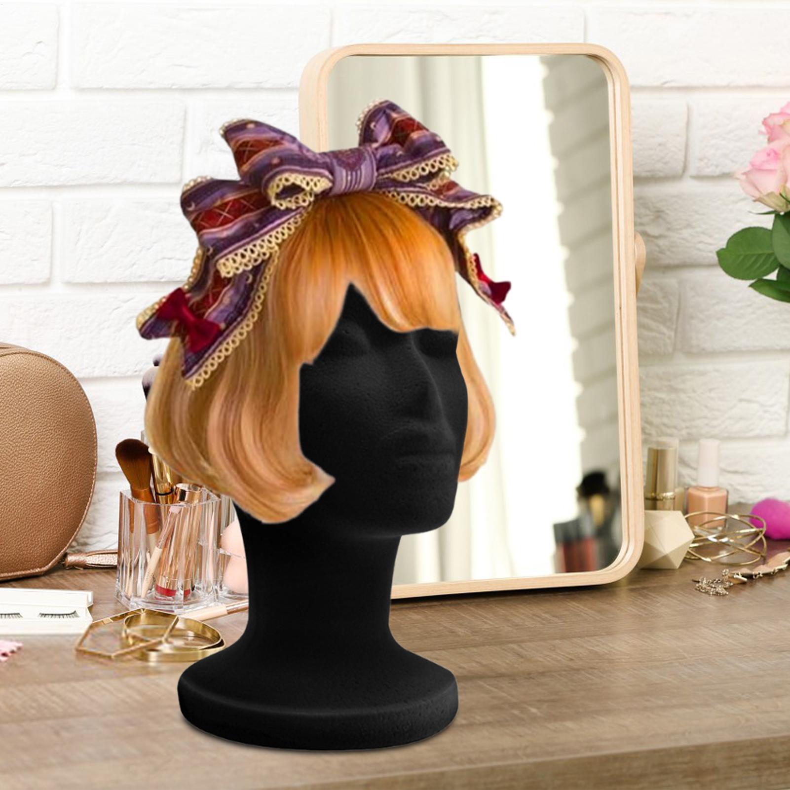 Mannequin Head Foam Black Velv - Cosplay Prop Foam ulasan dan harga
