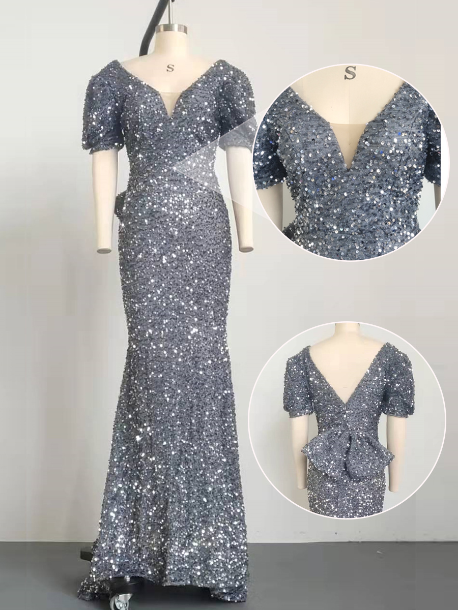 Missord Grey Sequin Mermaid Ev - Briar Cosplay Prop ulasan dan harga