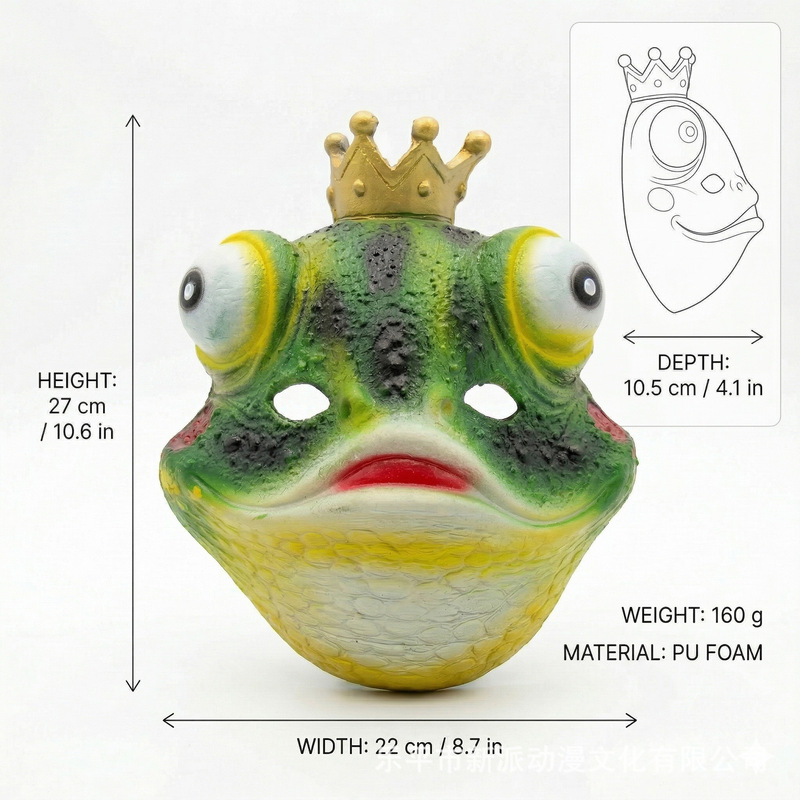 Le Cool frog PU foam animal co - Cosplay Prop Foam ulasan dan harga