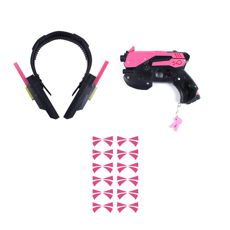 Game Overwatch Dva Cosplay Cos - Cosplay Prop Pistol ulasan dan harga