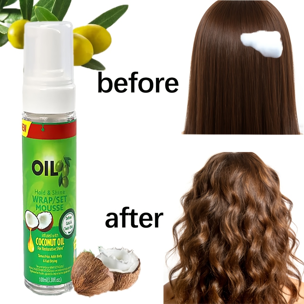100ml  Hold Olive Oil Hair Sty - Cosplay Prop Foam ulasan dan harga