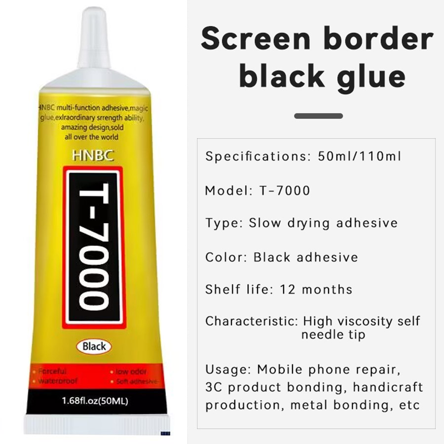 T7000 Black Contact Cellphone  - Contact Cement Glue ulasan dan harga