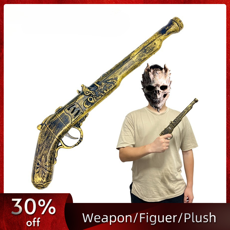 40cm/15.75in Pirate Gun Plasti - Cosplay Prop Pistol ulasan dan harga