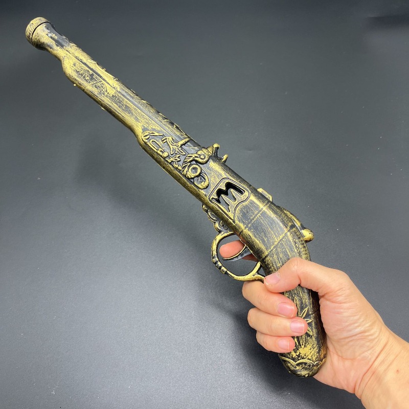 40cm/15.75in Pirate Gun Plasti - Cosplay Prop Pistol ulasan dan harga